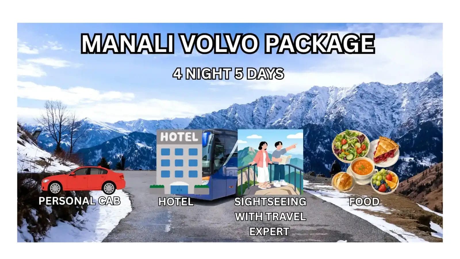 Journey to Valley of Gods by Manali Volvo Package - Delhi to Manali Bus Pacakage - Main