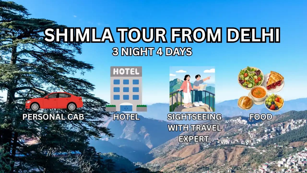 Holiday Packages from Delhi to Shimla - Main